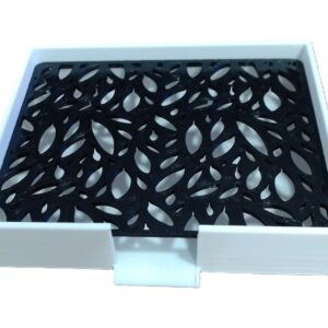 Saboneteira drenante design folhas