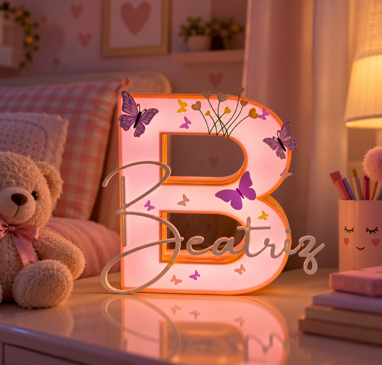 Luminária Infantil Personalizada com Nome - Imagem 2