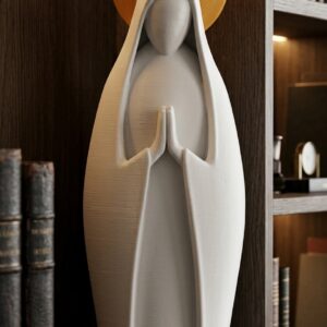 Imagem Maria Mãe de Jesus com auréola dourada